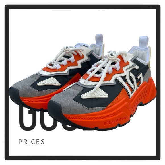 Dolce & Gabbana Men's Multi-Color Leather Low Top - Picture 9 of 13